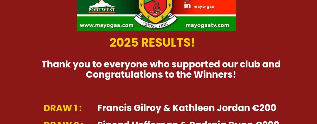 Mayo GAA Development Draw