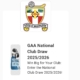 2026 GAA National Club Draw (NCD)
