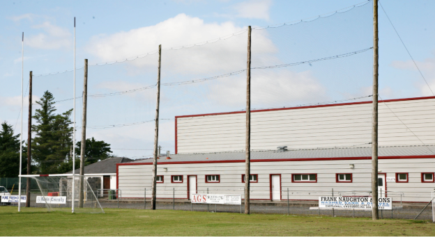 Ball stops were erected in 2014.