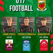 Congratulations to Eanna O'Boyle U17 Mayo Captain