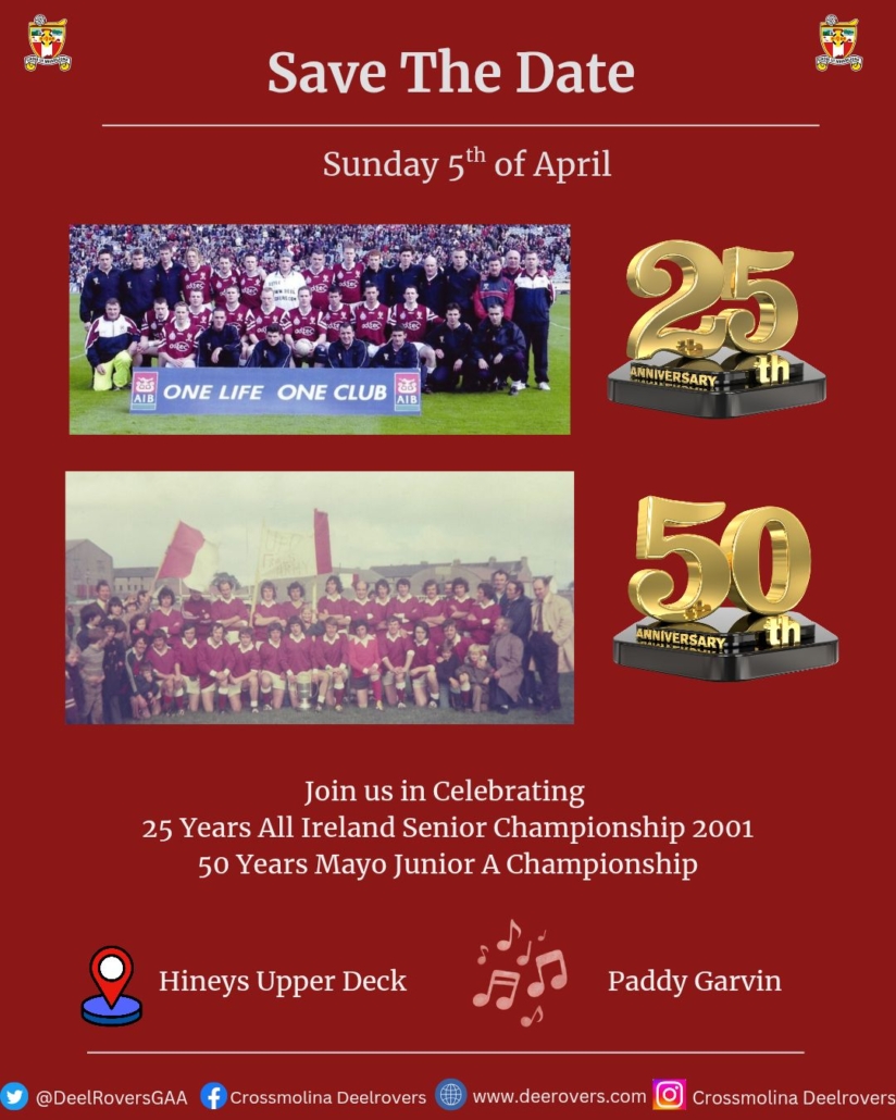 Save the Date - Sunday 5th April