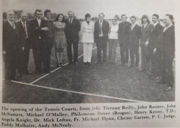 Tennis Court Opening - 1980