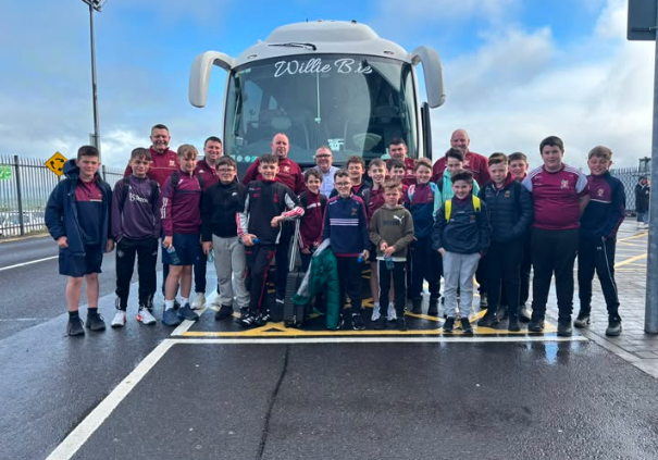 U12 Crossmolina Deel Rovers outside Knock airport